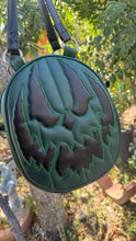 Load image into Gallery viewer, Hand Crafted : The Jackal Pumpkin bag Green and Black