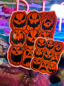 Pumpkin Stack Vinyl Sticker
