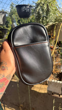 Load image into Gallery viewer, Handcrafted: Side Bag black and Orange Bat  print