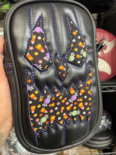 Load image into Gallery viewer, Handcrafted: Side Bag black and candy print