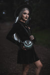 Pumpkin Kult: Bad Baby- Black and mint Glitter Pumpkin Bag