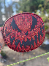 Load image into Gallery viewer, Hand Crafted: Bad Company Pumpkin Red Croc with patent black