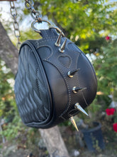 Load image into Gallery viewer, Handcrafted Ghouls Night Bag- Black