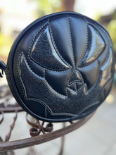 Load image into Gallery viewer, Handcrafted Small Bat mouth Black and glitter black