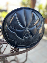 Load image into Gallery viewer, Handcrafted Small Bat mouth Black and glitter black