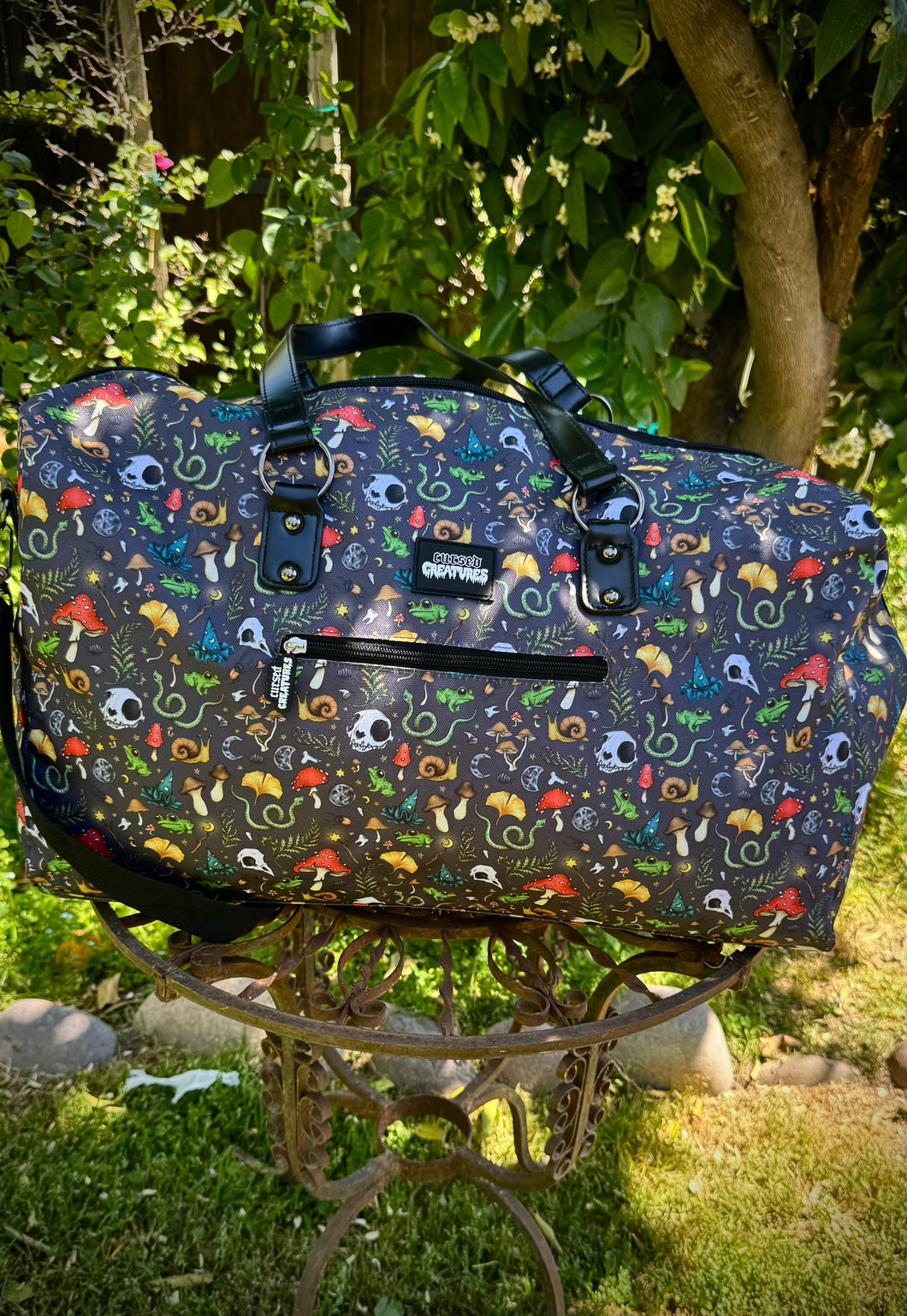 Cursed Creatures Forest Witch Overnight Duffel bag