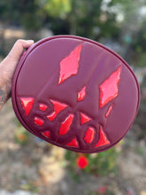 Load image into Gallery viewer, Handcrafted: BOO! Face - Wine Body and Red Glitter "BOO" Face