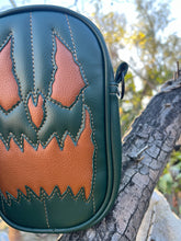 Load image into Gallery viewer, Handcrafted: Side Bag Forest Green and Camel brown