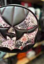 Load image into Gallery viewer, Hand Crafted Bat Mouth: Black  and vintage Floral