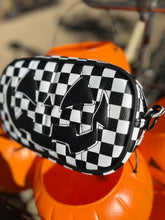 Load image into Gallery viewer, Handcrafted Belt bag : Black and White Checkered