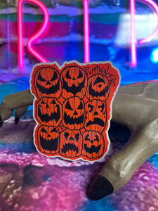 Pumpkin Stack Vinyl Sticker