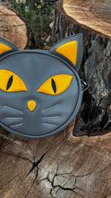 Load image into Gallery viewer, Hand Crafted Kitten Bag Black and yellow