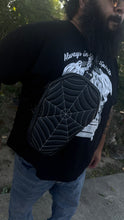 Load image into Gallery viewer, Handcrafted Spiderweb Coffin sling bag-Black