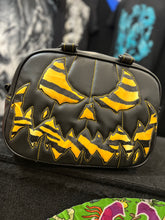 Load image into Gallery viewer, Hand Crafted : Mean Scarface Pumpkin Handbag black and tiger print
