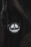 Pumpkin Kult: Bad Baby- Black and White Glitter Pumpkin Bag