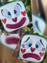 Load image into Gallery viewer, Handcrafted Double sided Square Clown Rainbow -Pre Order