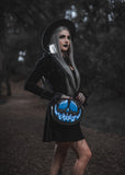 Pumpkin Kult :Double Sided Bad Co and Unfortunate Soul black and Blue Glitter