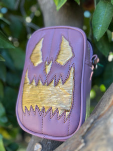 Handcrafted: Side Bag Mauve and Gold