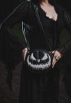 Pumpkin Kult : Small Crypt crossbody bag black and light grey