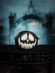 Pumpkin Kult: Bad Baby- Black and White Glitter Pumpkin Bag