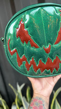 Load image into Gallery viewer, Handcrafted Bad Company Bag: Green Glitter and Rec Glitter