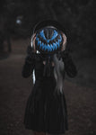 Pumpkin Kult :Double Sided Bad Co and Unfortunate Soul black and Blue Glitter