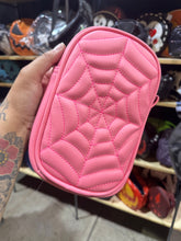 Load image into Gallery viewer, Handcrafted: Side Bag spiderweb Pink