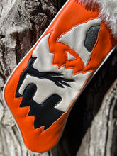 Load image into Gallery viewer, Creepmas Stocking: Orange Graveyard Scene
