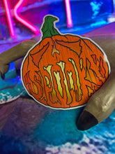 Load image into Gallery viewer, Spooky Pumpkin Vinyl Sticker