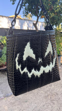 Load image into Gallery viewer, Hand Crafted La Araña Black Croc and Glow in the Dark