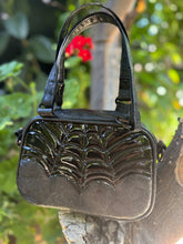 Load image into Gallery viewer, Handcrafted Mini Onyx Web handbag
