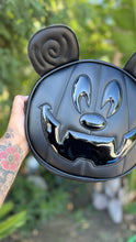 Load image into Gallery viewer, Handcrafted Vampire Pumpkin Mouse All Black
