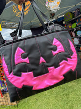 Load image into Gallery viewer, Summerween Tote bag Black and Hot Pink
