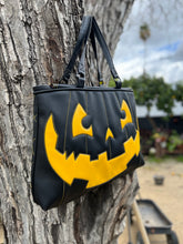 Load image into Gallery viewer, Summerween Tote bag Black and Yellow