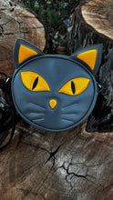 Load image into Gallery viewer, Hand Crafted Kitten Bag Black and yellow