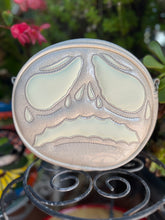 Load image into Gallery viewer, Hand Crafted : SMALL Jack&#39;s Lament Face White Glitter and glow in the dark