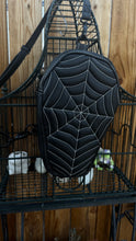 Load image into Gallery viewer, Handcrafted Spiderweb Coffin sling bag-Black