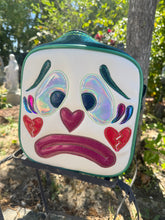 Load image into Gallery viewer, Handcrafted Double sided Square Clown Rainbow -Pre Order
