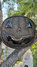 Load image into Gallery viewer, Hand Crafted : Happy face Black croc and champagne