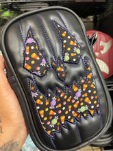 Load image into Gallery viewer, Handcrafted: Side Bag black and candy print