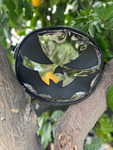 Load image into Gallery viewer, Hand Crafted : Bat Face clear Concert bag with Black vinyl