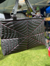 Load image into Gallery viewer, Summerween Tote bag Black and Hot Pink