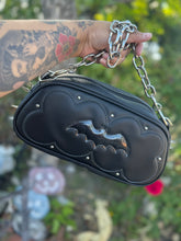 Load image into Gallery viewer, Handcrafted Ghouls Night Bag- Black