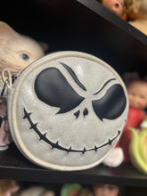 Load image into Gallery viewer, Hand Crafted : SMALL Jack Face White Glitter and black