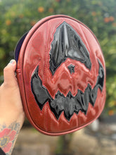 Load image into Gallery viewer, Handcrafted Rotten Egg Oval: Red Glitter and patent