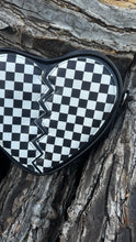 Load image into Gallery viewer, Handcrafted Small Checkered Broken Heart
