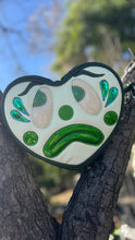 Load image into Gallery viewer, Pre order Hand Crafted: Sad Clown Heart Green