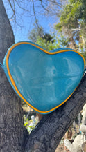 Load image into Gallery viewer, Pre order Hand Crafted: Sad Clown Heart blue glitter
