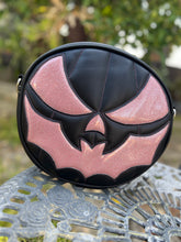 Load image into Gallery viewer, HandCrafted Bat Mouth: Kiwi and Pink Glitter