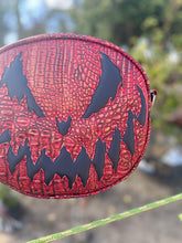 Load image into Gallery viewer, Hand Crafted: Bad Company Pumpkin Red Croc with patent black